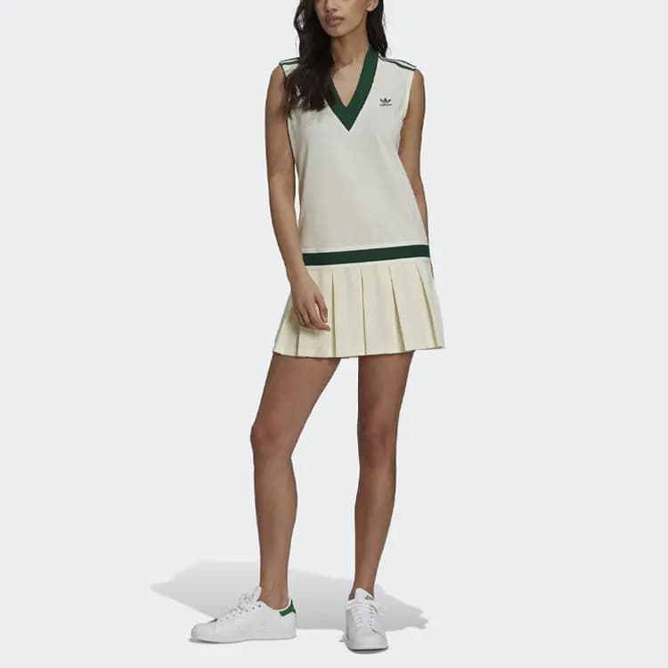 Adidas Originals Qadın Donu Yaşıl/Ağ 2