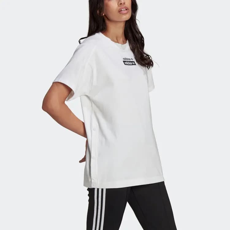 adidas Originals Qadın Köynəyi Ağ 4
