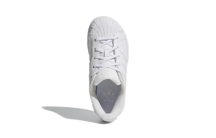 Adidas Originals SUPERSTAR Uşaq Skeyt Ayaqqabısı Ağ 5