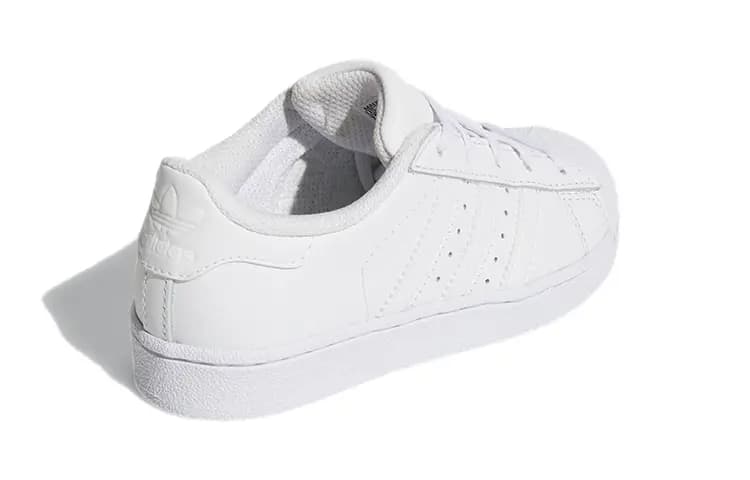 Adidas Originals SUPERSTAR Uşaq Skeyt Ayaqqabısı Ağ 4