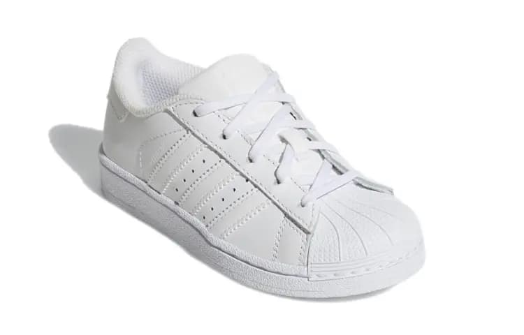 Adidas Originals SUPERSTAR Uşaq Skeyt Ayaqqabısı Ağ 3