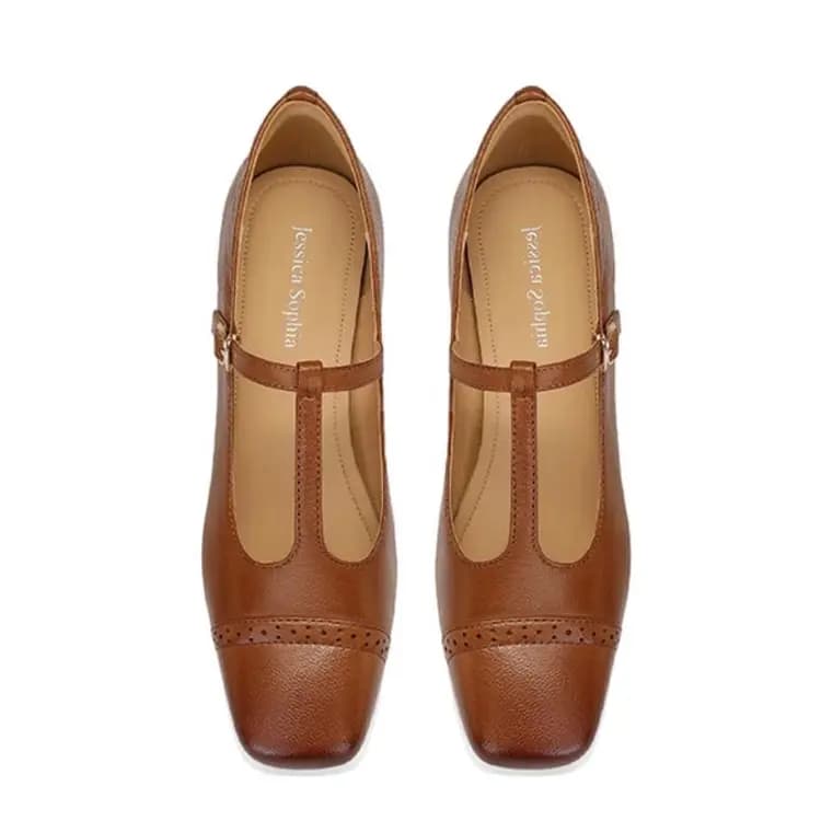 JESSICA SOPHIA Mary Jane Shoes 3cm Women's 7
