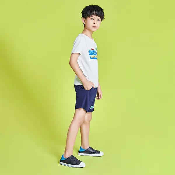 Skechers Uşaq Səndəli Mavi/Qara 7