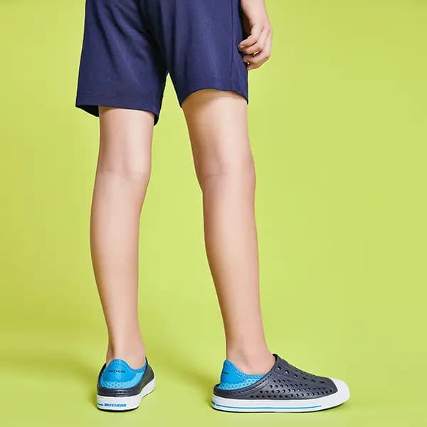 Skechers Uşaq Səndəli Mavi/Qara 11