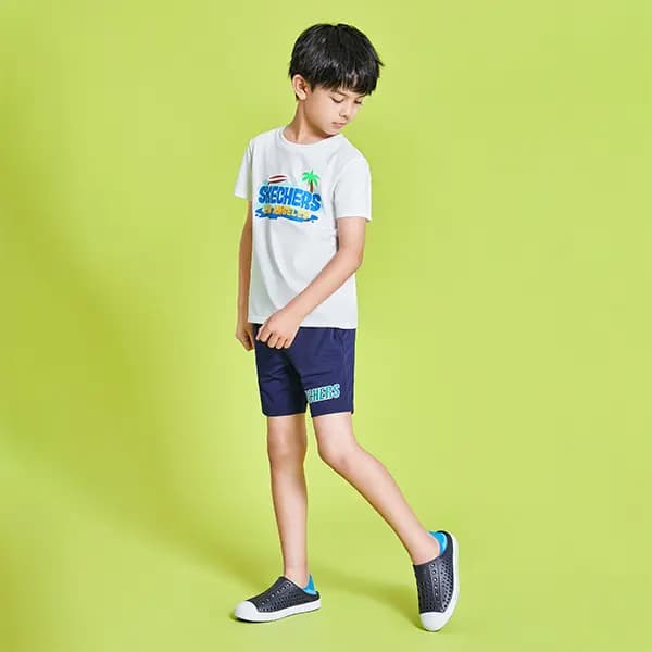 Skechers Uşaq Səndəli Mavi/Qara 9