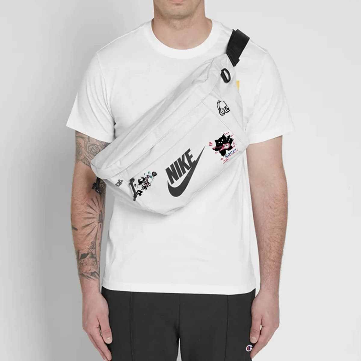 Nike Custom Unisex Bel Çantası Light Bone 14