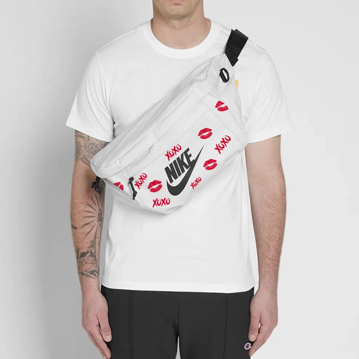 Nike Custom Unisex Bel Çantası Light Bone 19