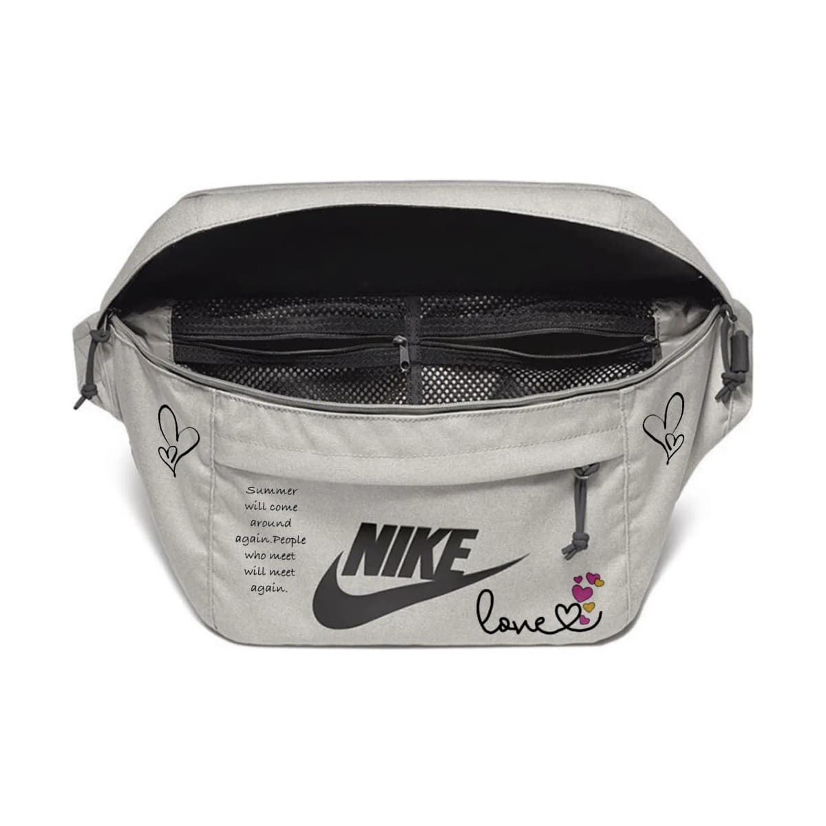 Nike Custom Unisex Bel Çantası Light Bone 6