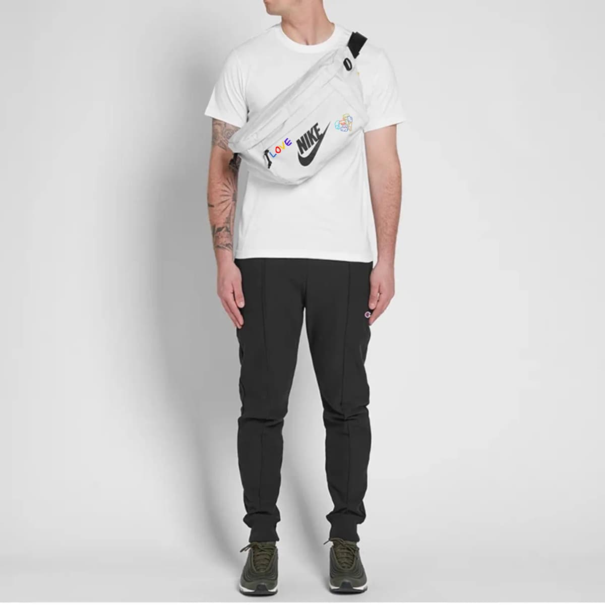 Nike Custom Unisex Bel Çantası Light Bone 2