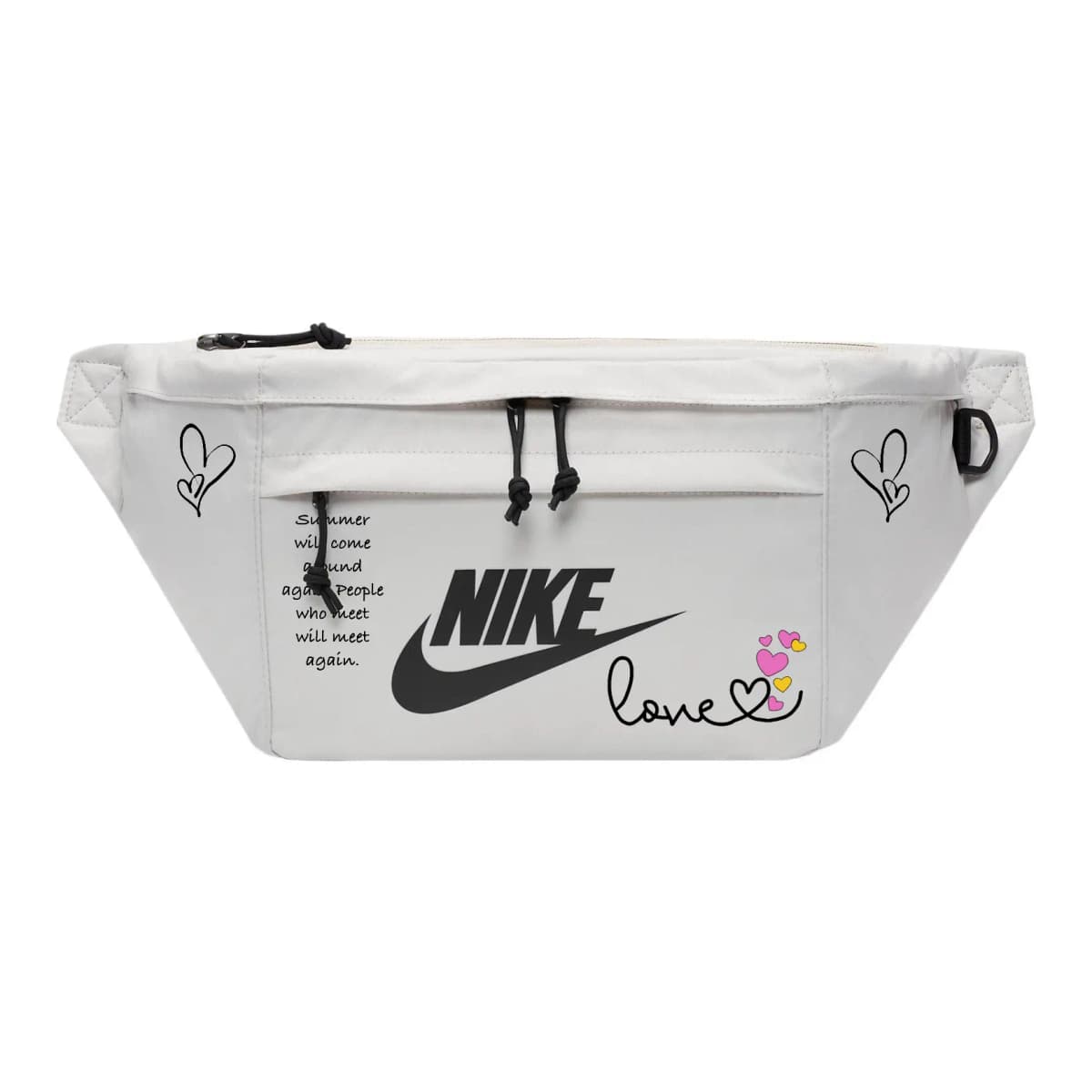 Nike Custom Unisex Bel Çantası Light Bone 5