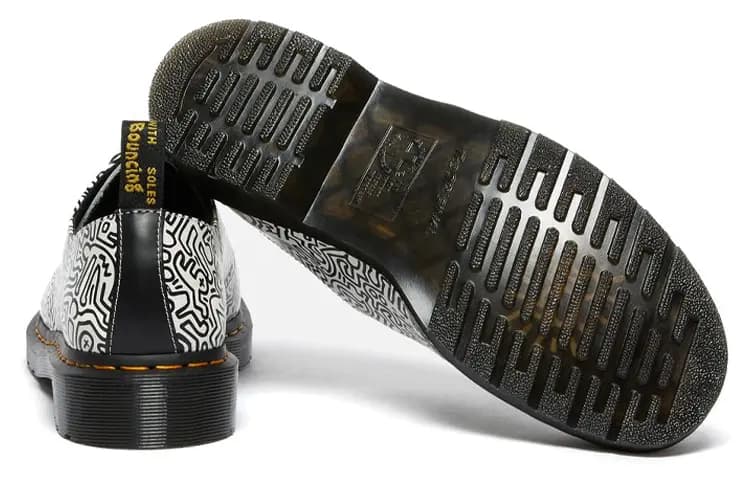 Dr.Martens Keith Haring 1461 Printed Qadın Ayaqqabısı Qara/Ağ 7