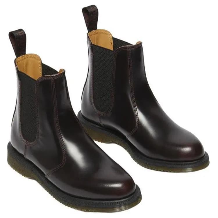 Dr.Martens Chelsea Boots Women's Cherry Red 2
