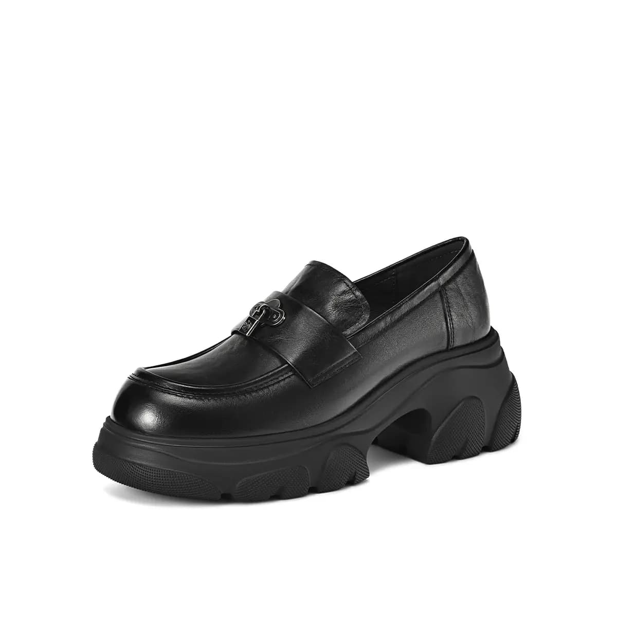 Bordeer Dəri Qadın Loafer