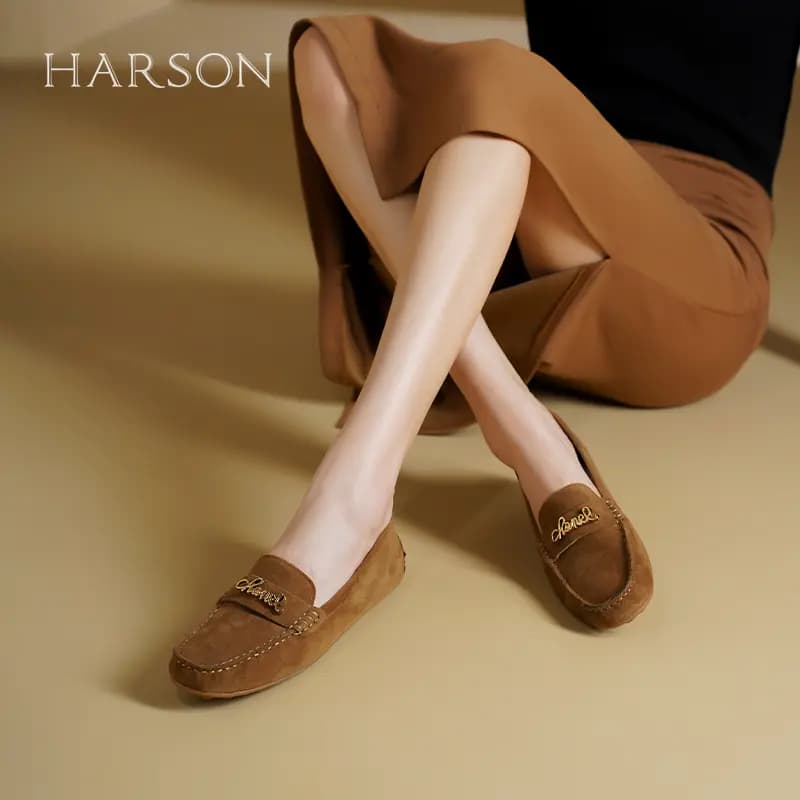 HARSON Gommino Loafers Women's 12