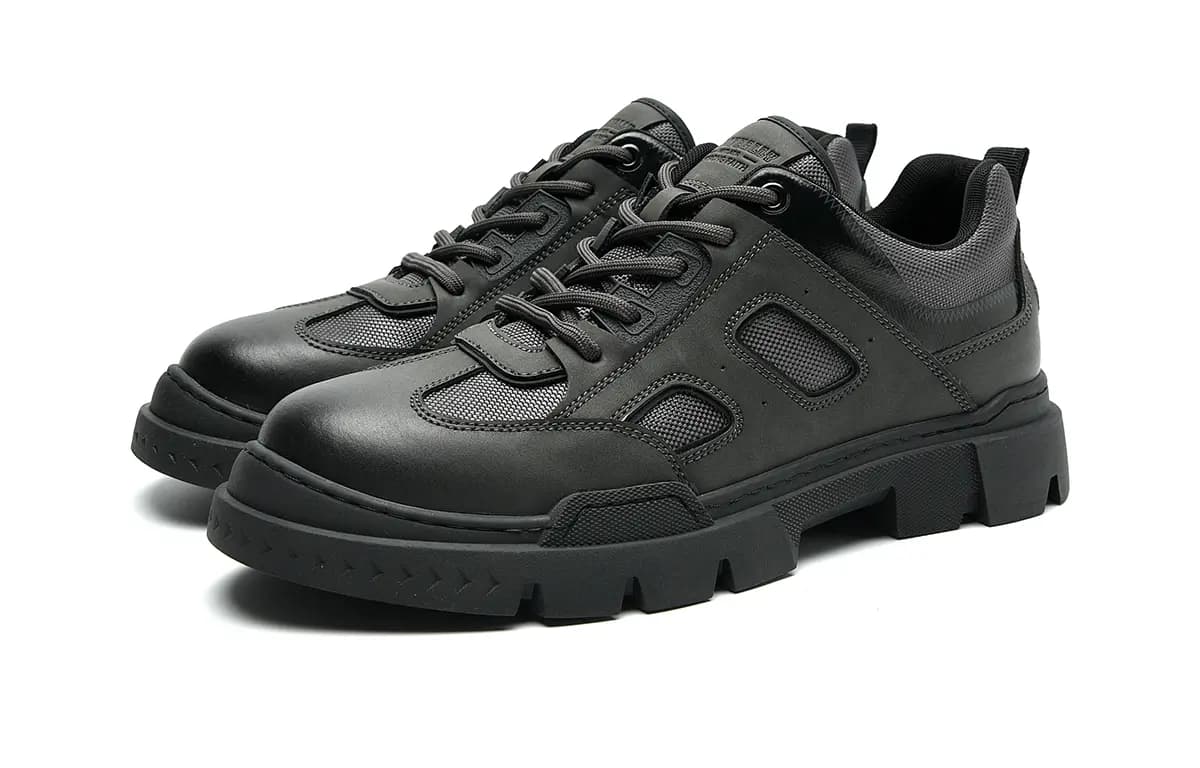 HLA Microfiber Leather Retro Casual Work Shoes Men's 9