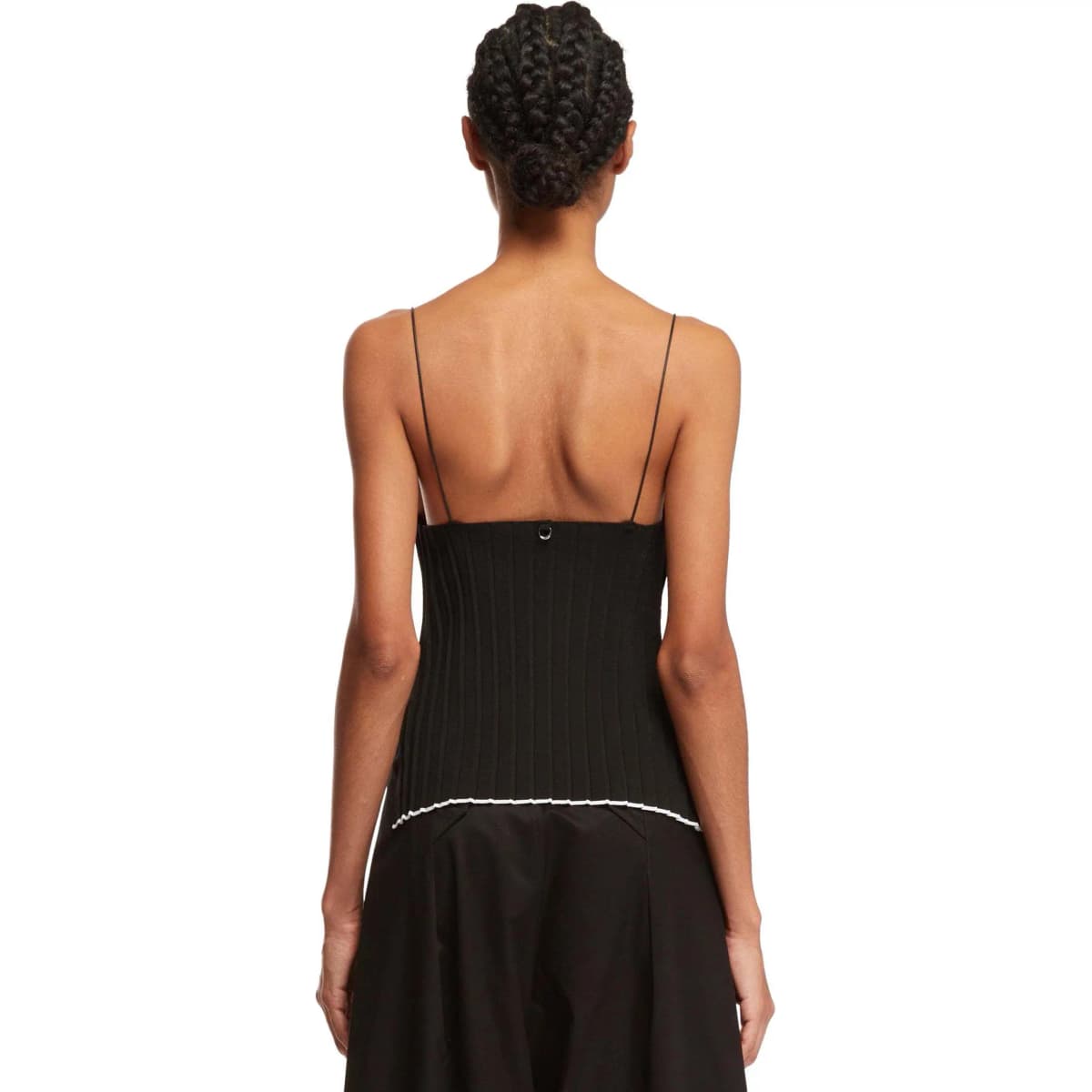 Jacquemus Plisse Knit Camisole 'Black' 3
