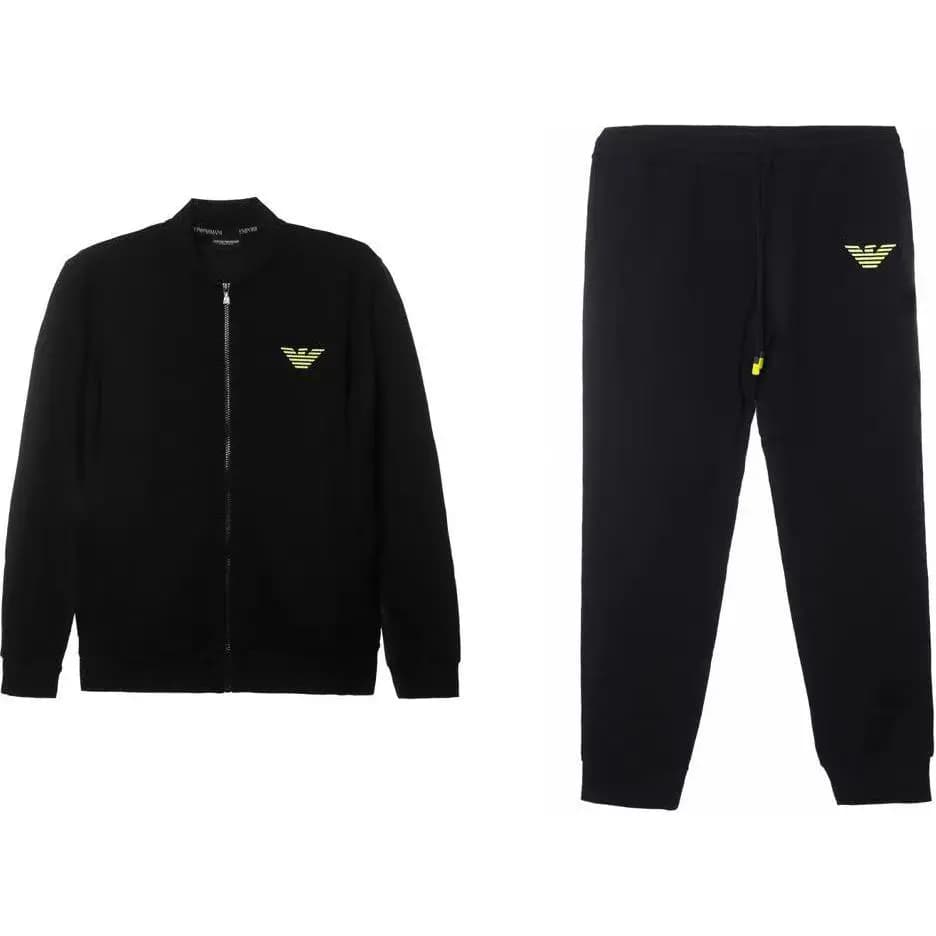 EMPORIO ARMANI FW24 Unisex İdman Geyimi Qara
