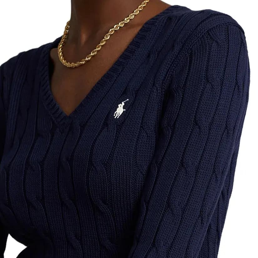 Polo Ralph Lauren SS24 Qadın Jemper Göy 5