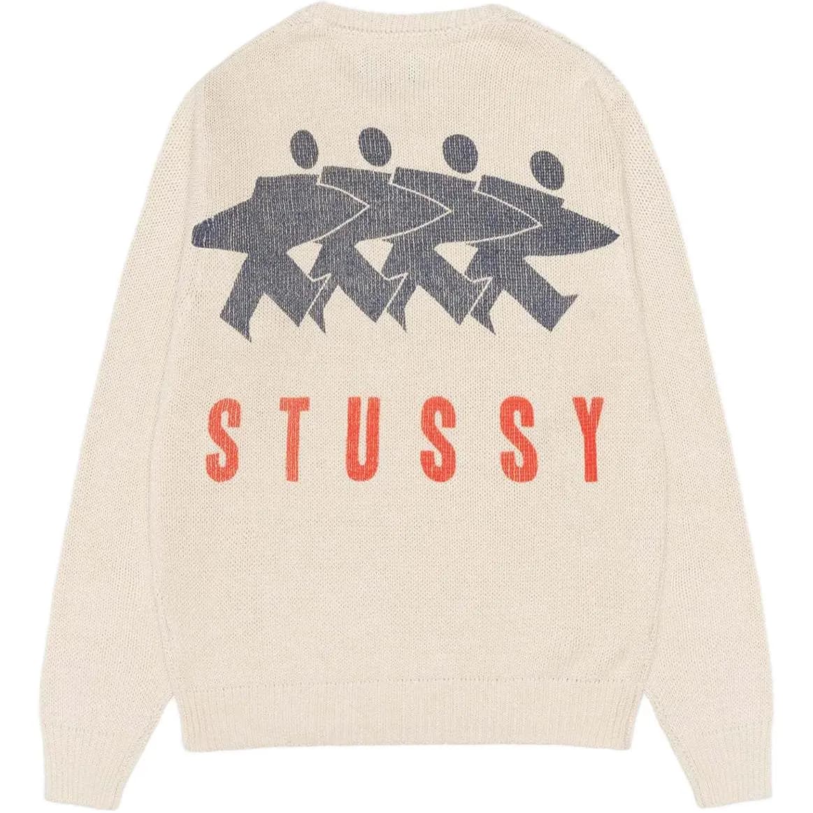 Stussy Surfman Icon Pambıq Sviter 7