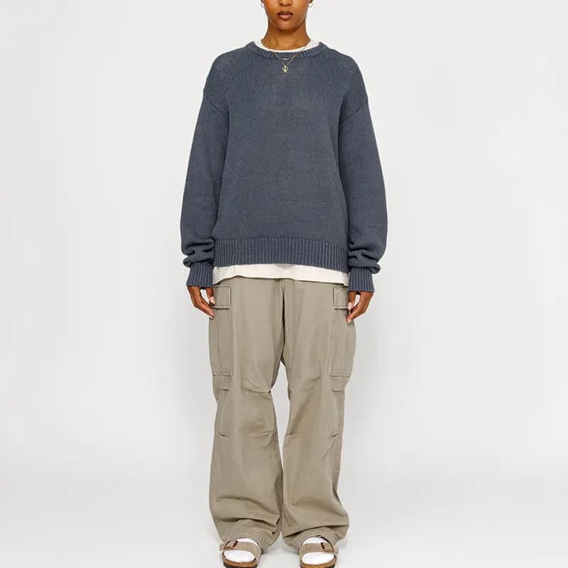 Stussy Surfman Icon Pambıq Sviter 3