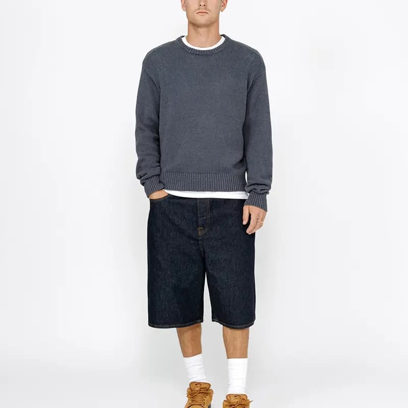 Stussy Surfman Icon Pambıq Sviter 4