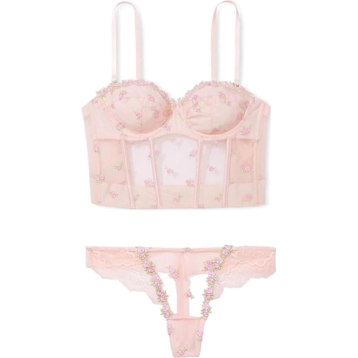 Victoria's Secret Qadın Alt Paltarı Dəsti Çəhrayı