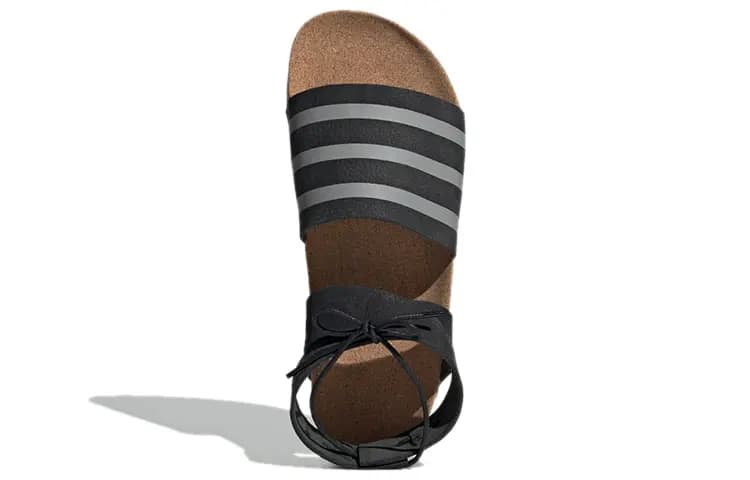 Adidas Adilette Ankle Wrap Qadın Sandalı Qara/Boz 5