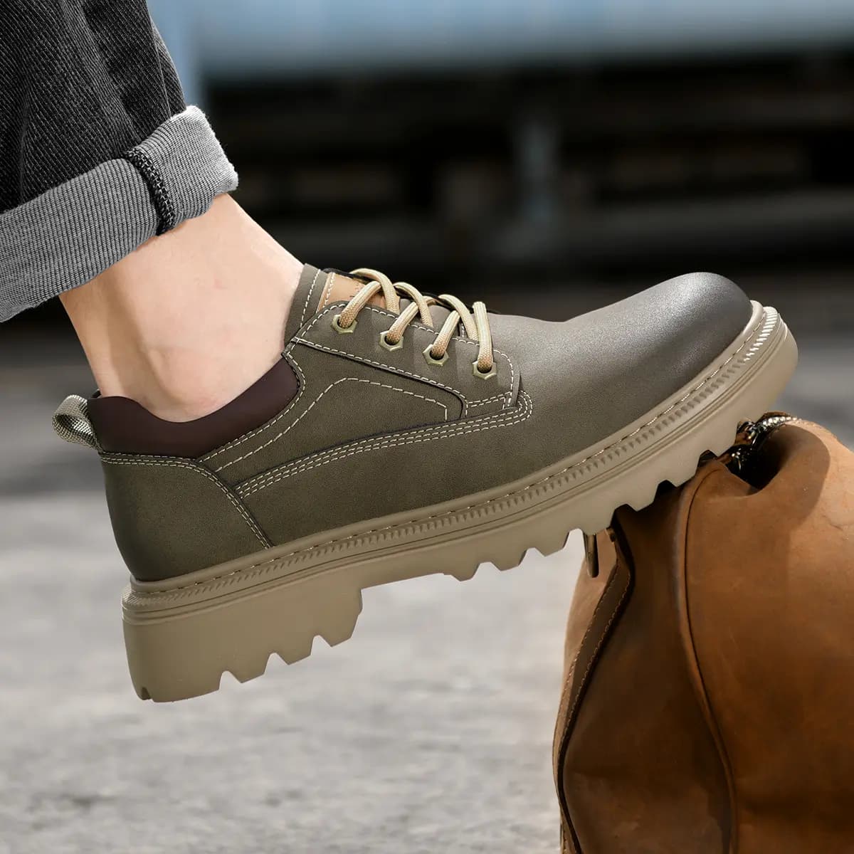 HLA Vintage Fashion Work Boots & Casual Shoes Men 14