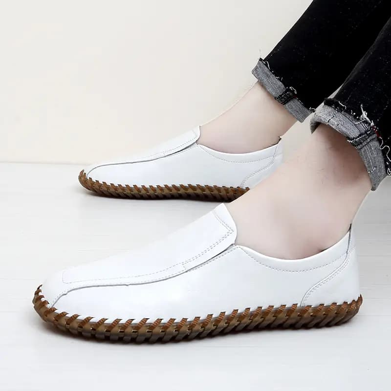 Gongli Meili Dəri Loafer Kişi 6