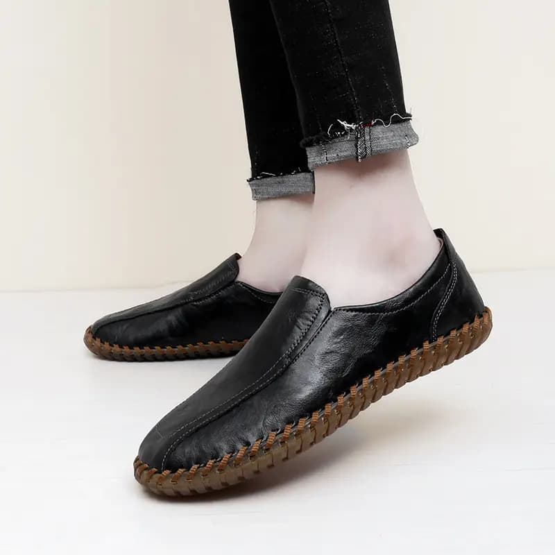 Gongli Meili Dəri Loafer Kişi 11
