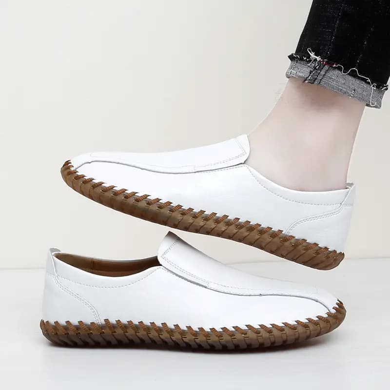 Gongli Meili Dəri Loafer Kişi 3