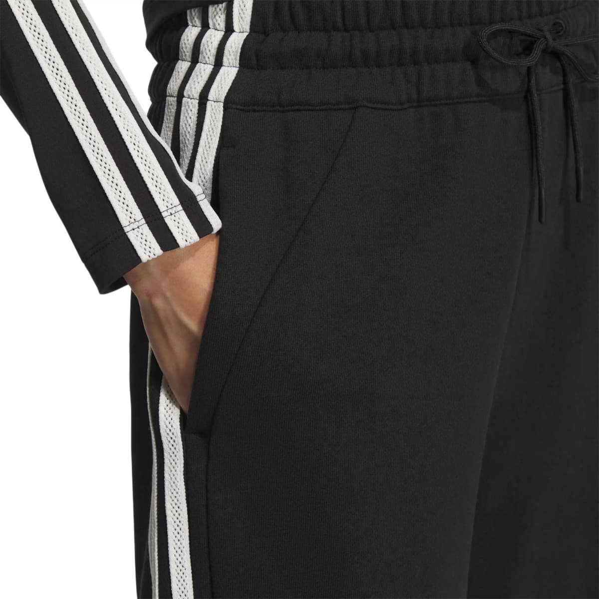 adidas 3-Stripes Qadın Şalvar Qara 4