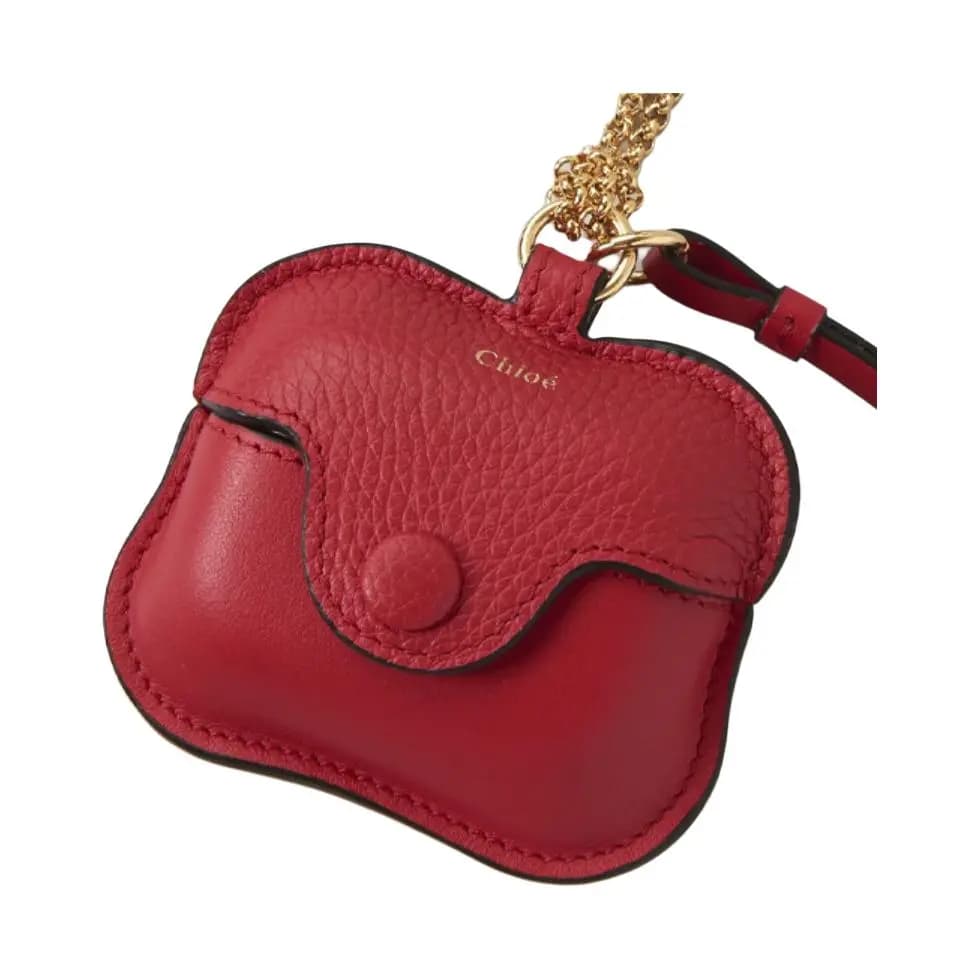 Chloe Dəri Qulaqlıq Qabı Qadın Qırmızı 2