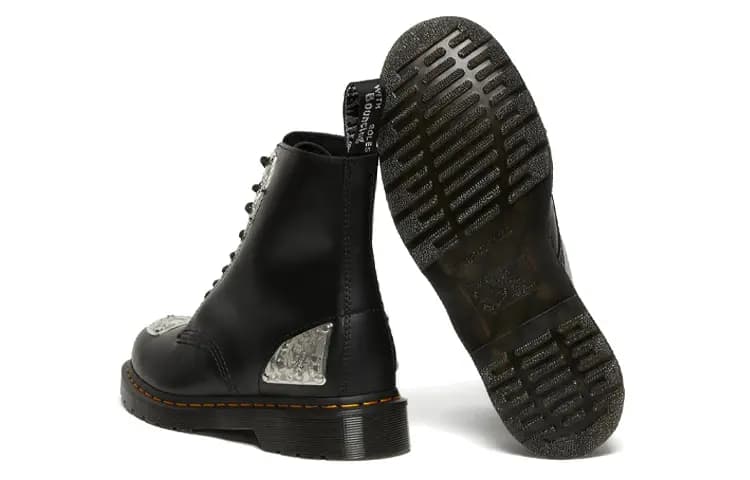 Dr.Martens King Nerd 1460 Martin Boots Black 6