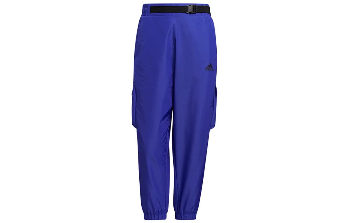 Adidas Knitted Sweatpants Women's Blue