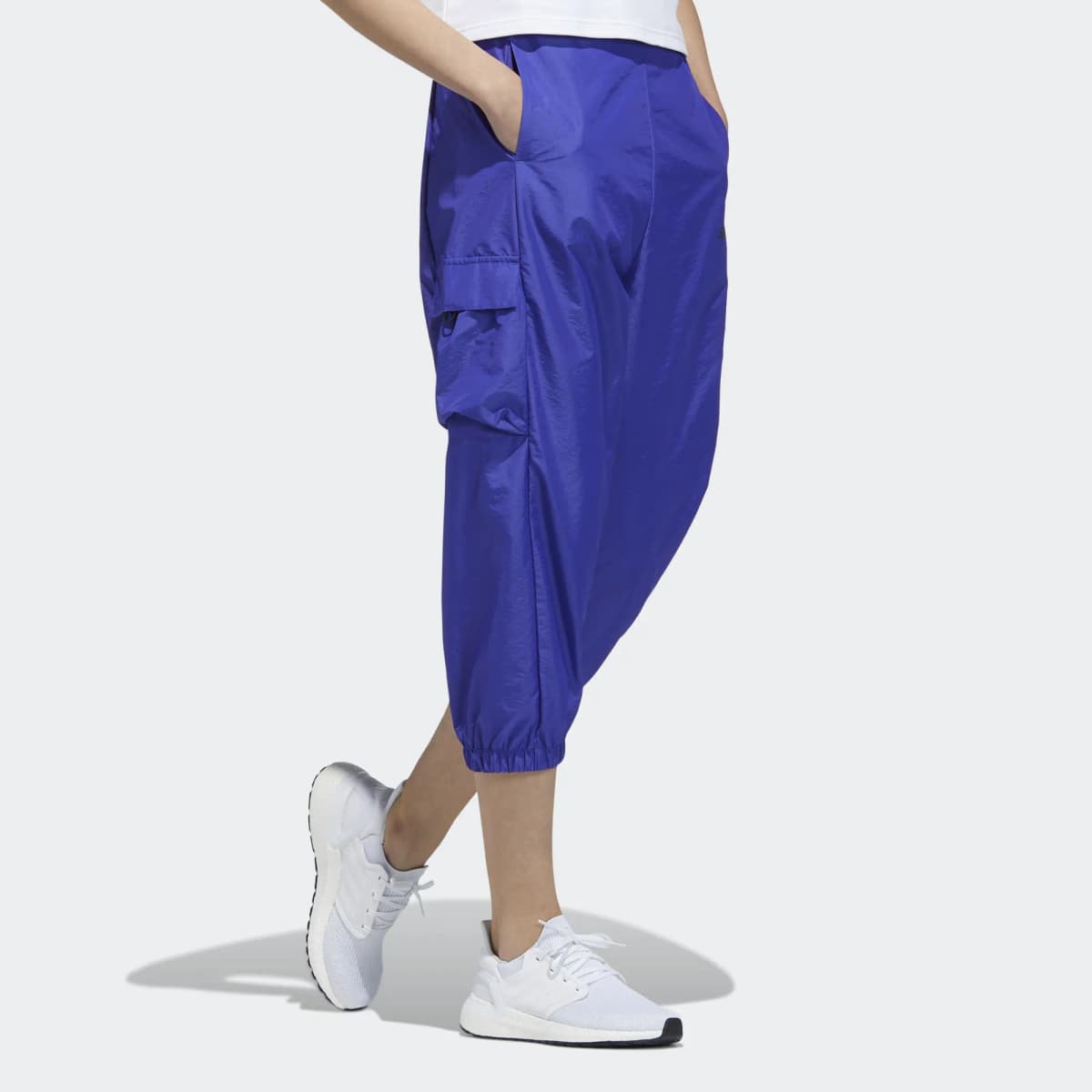 Adidas Knitted Sweatpants Women's Blue 4