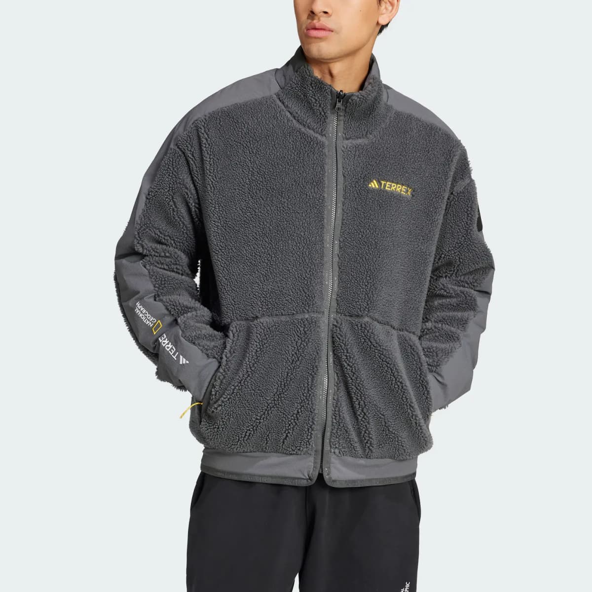 Adidas x TERREX X National Geographic FW24 Pencək Boz 4
