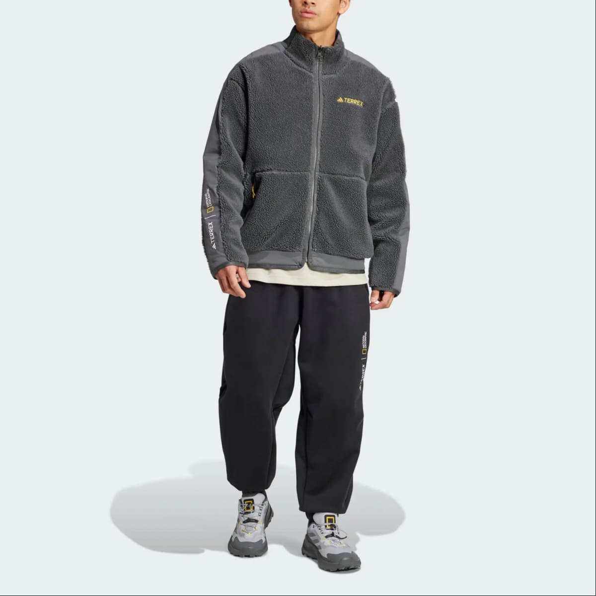Adidas x TERREX X National Geographic FW24 Pencək Boz 2