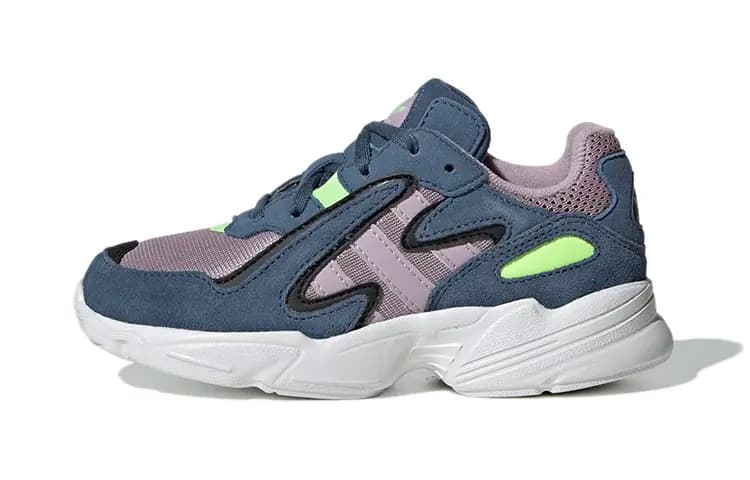 Adidas Originals Yung 96 Breathable Kids Lifestyle Shoes Blue Children Aged 3 7 Years Old