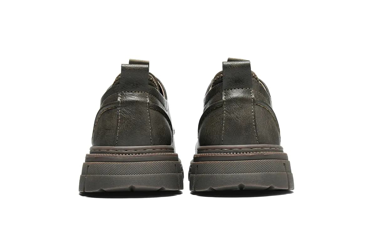 HLA Vintage Fashion Casual Leather Shoes Work Boots Men 10