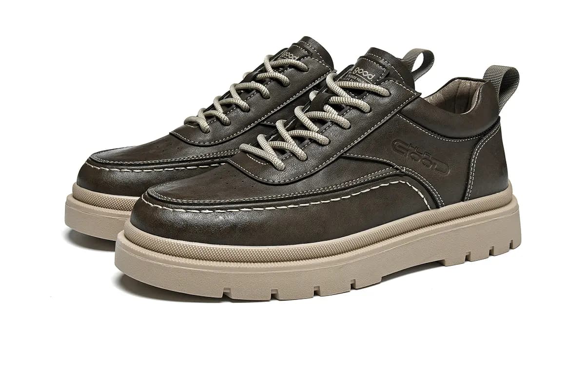 HLA Synthetic Leather Casual Fashion Work Shoes Men's 9