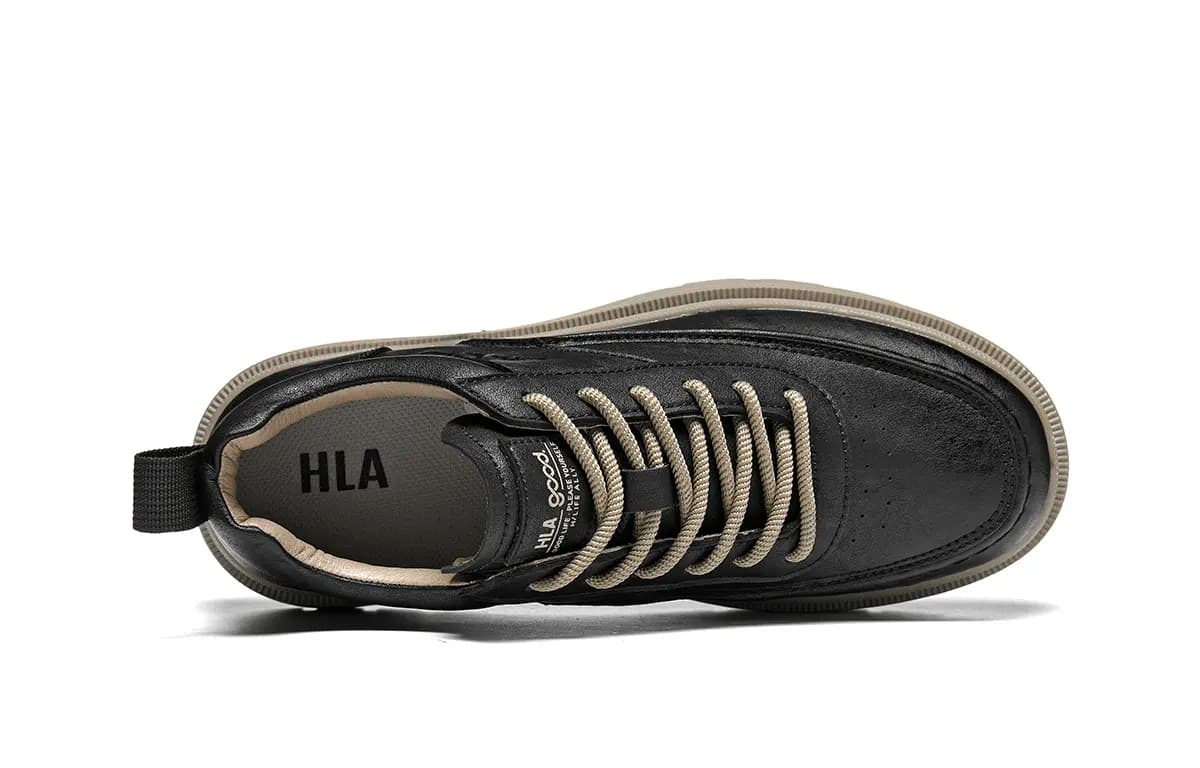 HLA Synthetic Leather Casual Fashion Work Shoes Men's 3