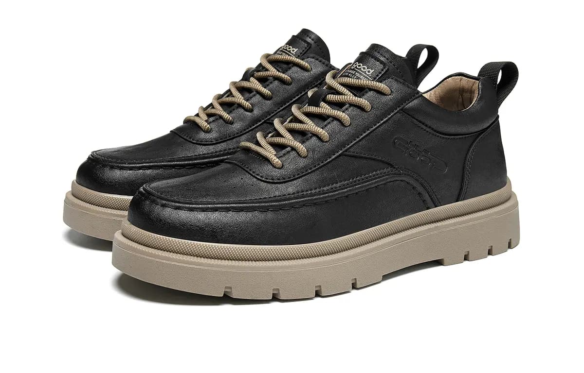 HLA Synthetic Leather Casual Fashion Work Shoes Men's 2