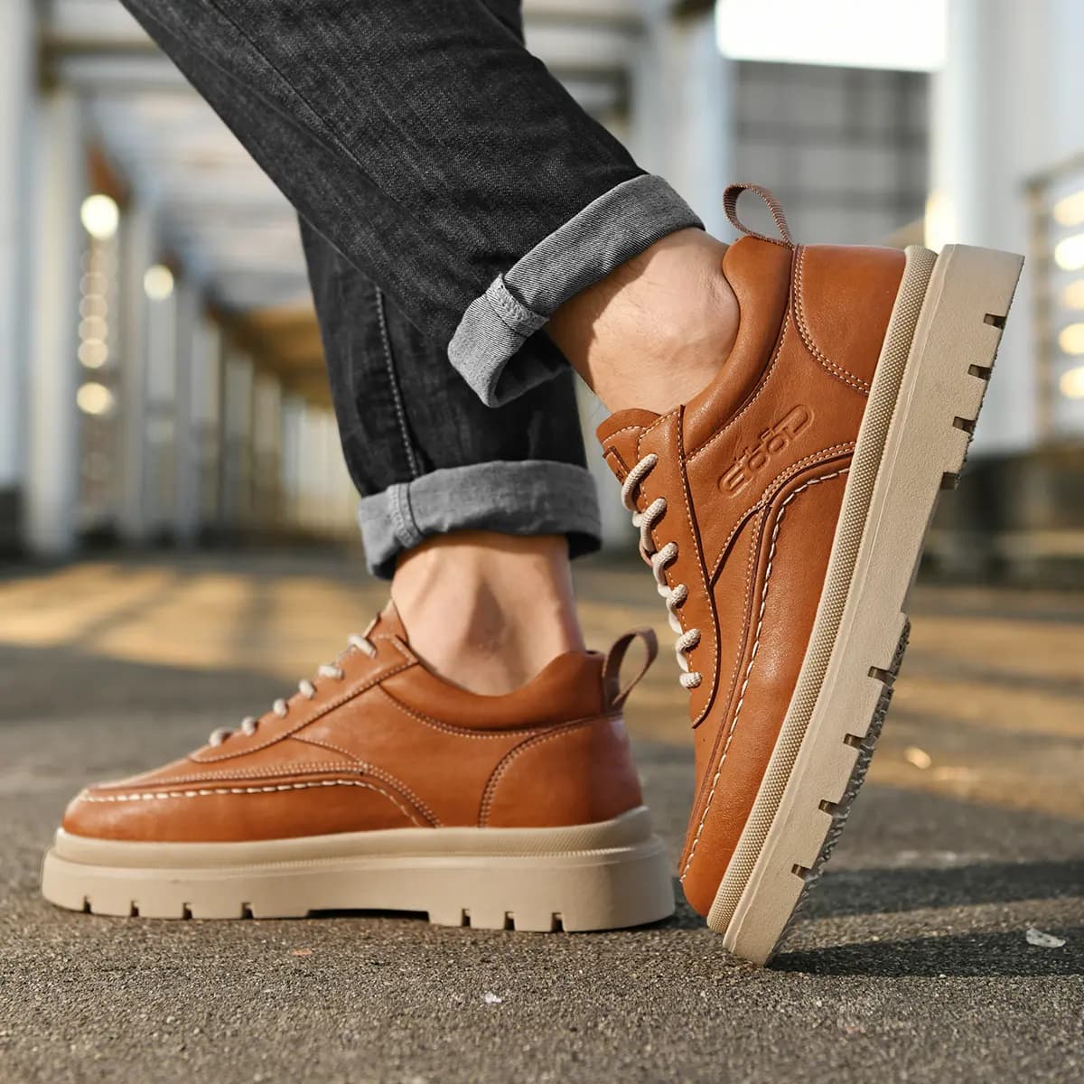 HLA Synthetic Leather Casual Fashion Work Shoes Men's 20