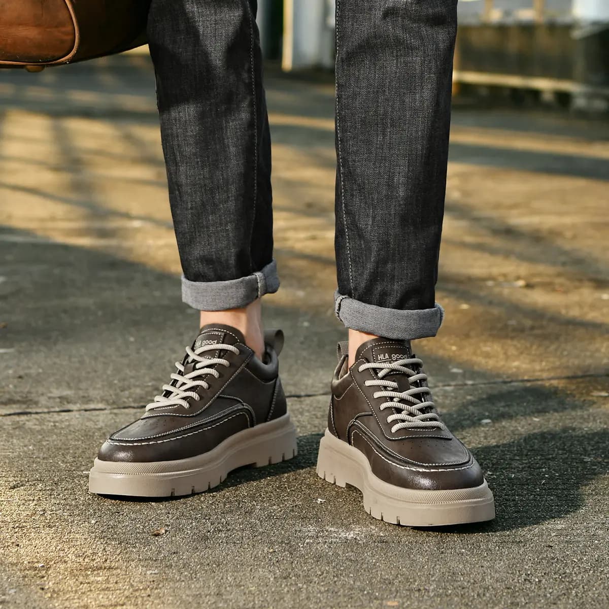 HLA Synthetic Leather Casual Fashion Work Shoes Men's 14