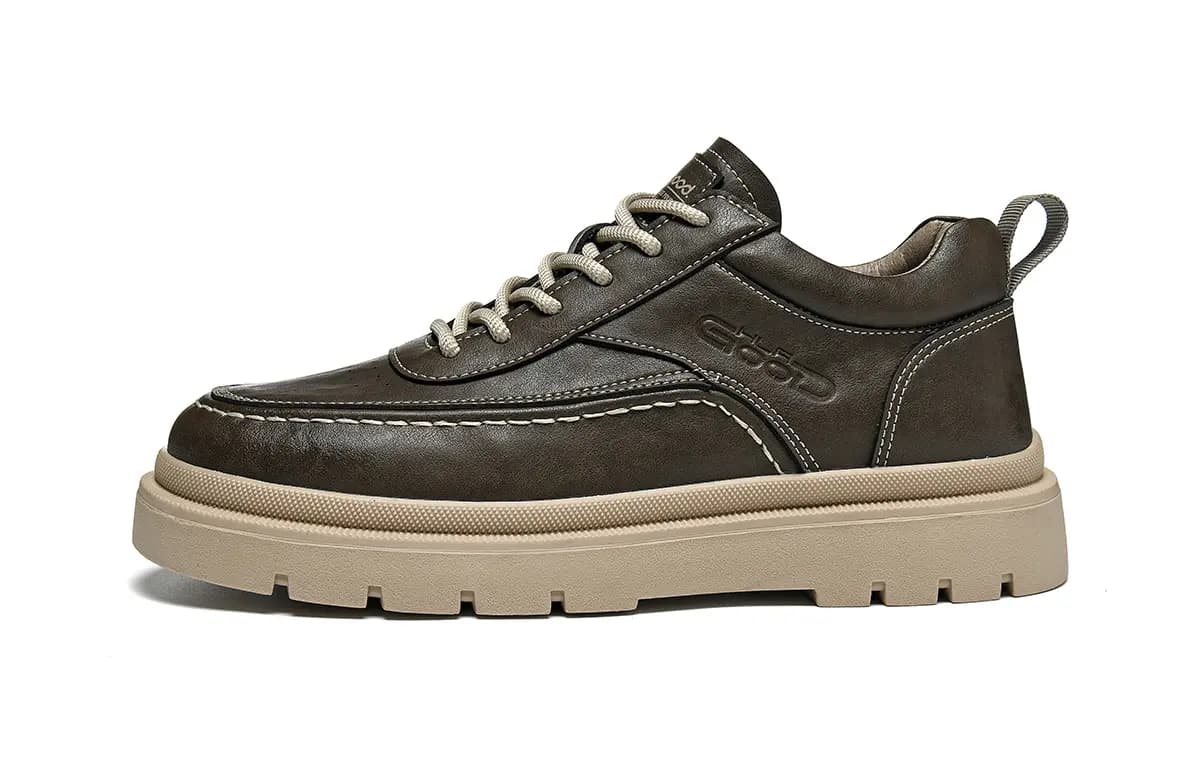 HLA Synthetic Leather Casual Fashion Work Shoes Men's 8