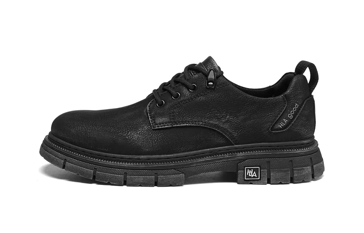 HLA Fashion Work Boots Skateboard Shoes Casual Platform Bata Men