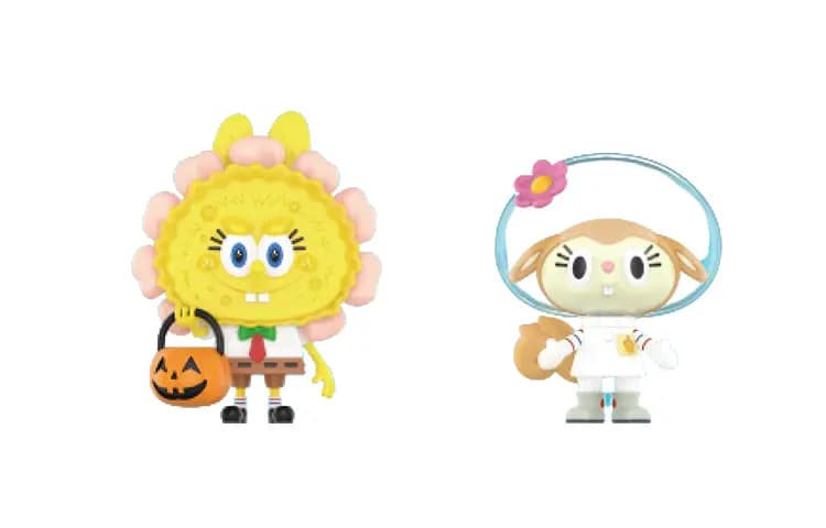 POP MART LABUBU SpongeBob Collection Blind Box Products Single Mystery Box/Full Box 12 Pcs 12