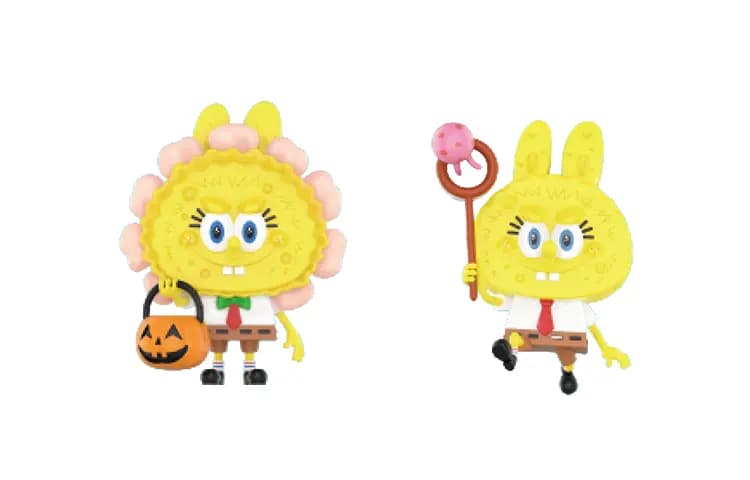 POP MART LABUBU SpongeBob Collection Blind Box Products Single Mystery Box/Full Box 12 Pcs 9