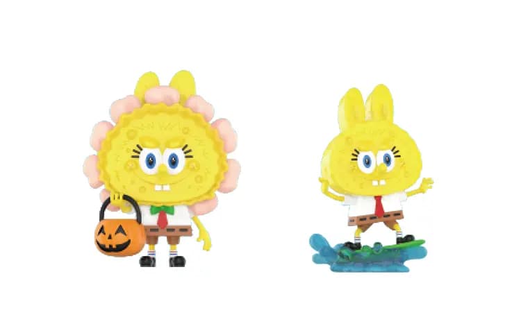 POP MART LABUBU SpongeBob Collection Blind Box Products Single Mystery Box/Full Box 12 Pcs 5